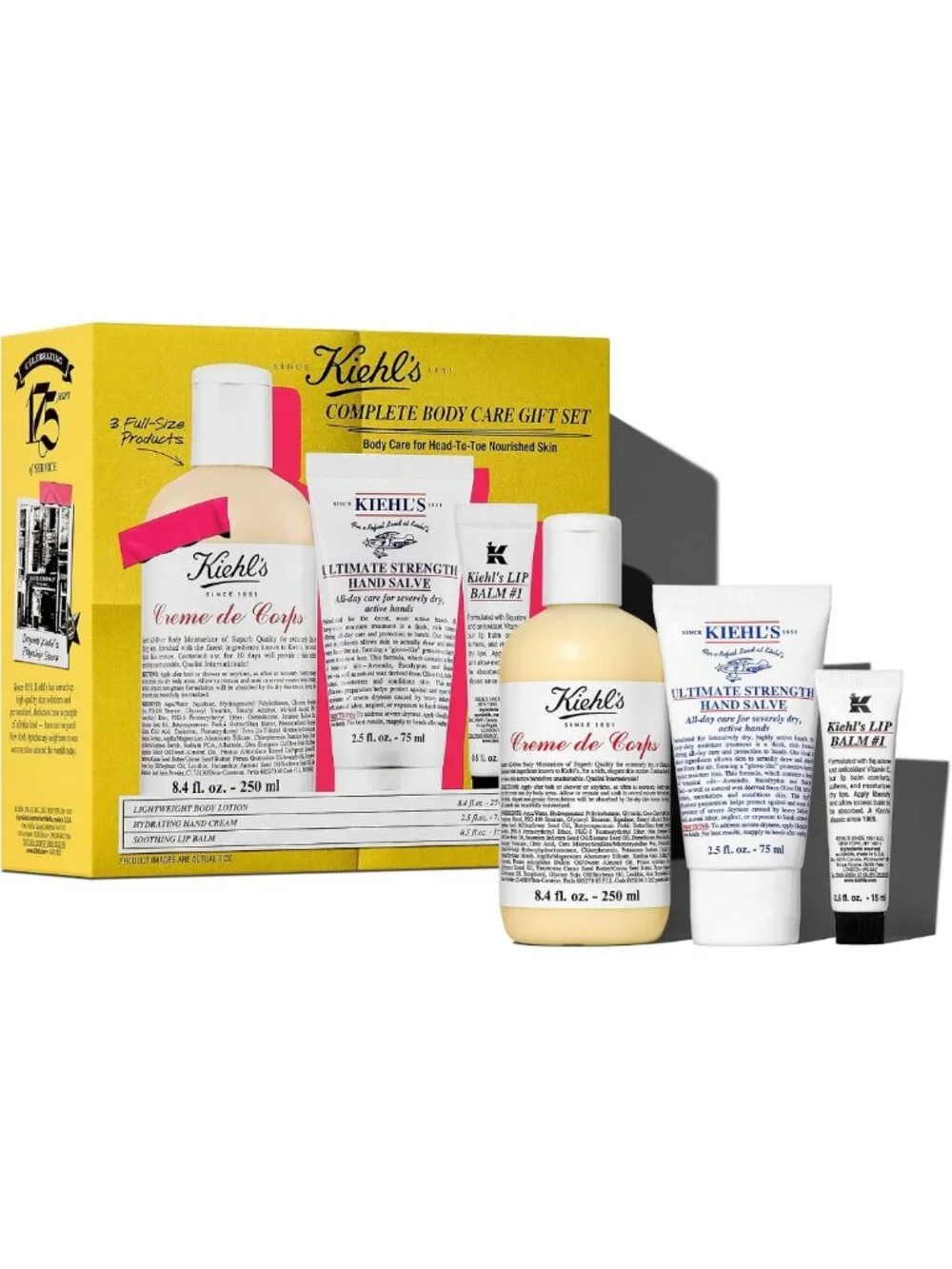 Moisturizing Body Care Gift Set - Hydrating Skincare Essentials - 3 Pack